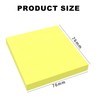 Haftnotizen Klebezettel, 76 x 76 mm Sticky Notes Kanariengelb, Selbstklebende