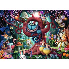 Ravensburger Most Everyone is Mad 1000 Piece Puzzle for Adults - Alice in Wonderland Theme, Every Piece is Unique, Softclick Technology Means Pieces Fit Together Perfectly