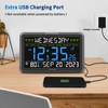 DreamSky Digital Clock with Date and Day of Week -