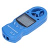 3V Digital Anemometer Multipurpose Handheld Wind Speed Meter Blue Temperature