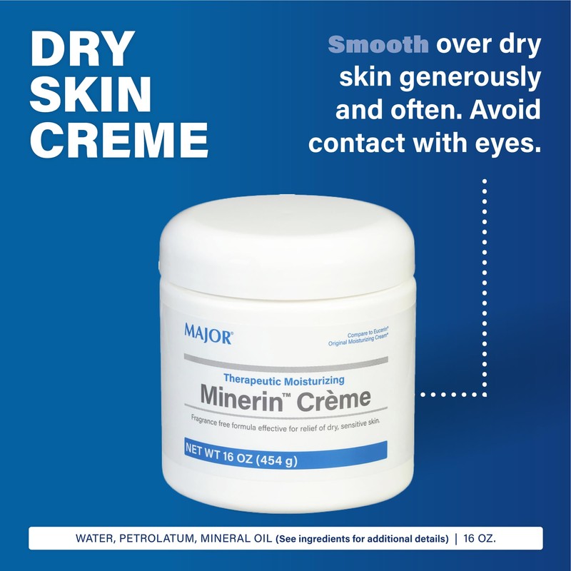 MAJOR Therapeutic Moisturizing Minerin Créme - Body Cream Moisturizer for