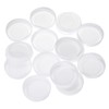 Sourcing Map 50 Pcs White PE Plastic 2" ID Round