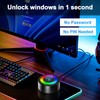 USB Fingerprint Reader for Windows 10/11/12 ONLY, RGB Light Up