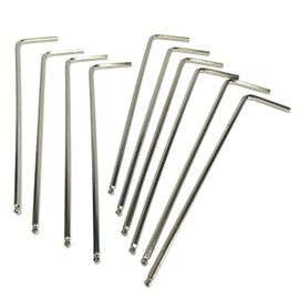 ZQToday 10pcs 2mm Ball End Allen Wrench sets,2mm Hex Key Wrench set,2mm ball end Hex Driver allen key Door Key L Shaped hex wrench set with Long Arm 95mm lengh.2mm ball end hex wrench