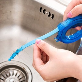 Drain Cleaning Snake for Sinks & Bathtubs | Perfect Hair Clog Remover Drain Cleaning Tool 10ea
