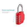 Puroma 2 Pack Combination Lock 4 Digit Outdoor Waterproof Padlock