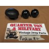 QTM Shift Knob Kit Push on Style Fits Willys CJ2A