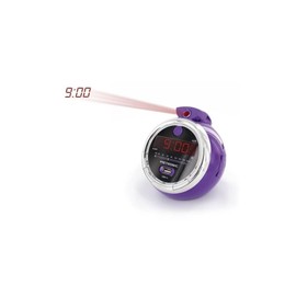 Metronic, Radio Alarm Clock Projection, Purple, Normal - 477031