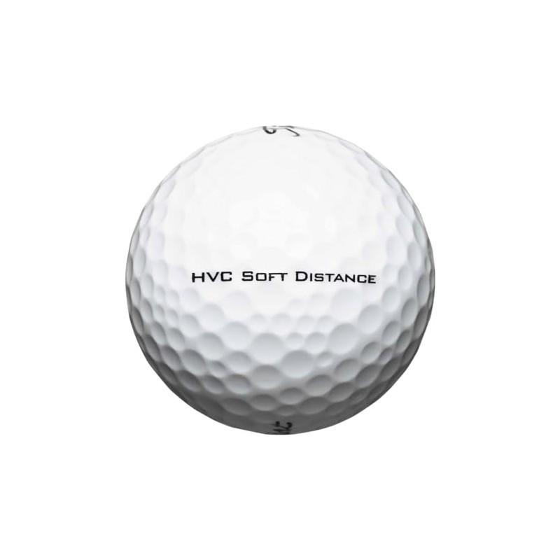 TITLEIST Titleist HVC Soft Distance, White, Pack of 3