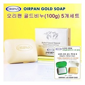 Orifan 오리팬 골드비누(100g)5개 OriFan Gold Soap (100g) 5 pcs