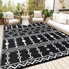 Acekool Waterproof Outdoor Rug, 8x10ft Plastic Straw Rug for RV