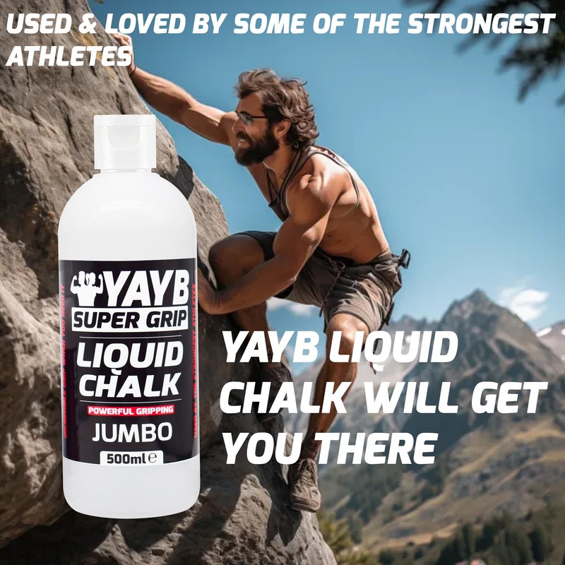 YAYB LIQUID CHALK | Powerful Grip Formula | Sweat-Free Hands