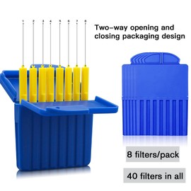 Hearing Aid Wax Guard Filters (1.2mm) for Starkey - 5 Pack/40 Filters Cerumen Stop Wax Guards Cleaning Tool Accessory