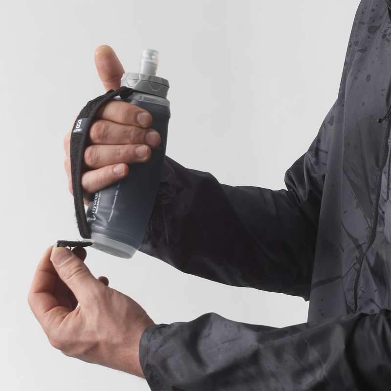 Salomon Active Unisex Handheld Water Bottle Holder with Bottle, Minimalist