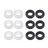 AB Max Glasses Ear Grips - Black and White Ring
