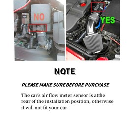 KAX 3" Cold Air Intake Kit Compatible With Honda Civic 2006-2011 L4 1.8L