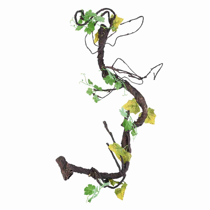 Artificial Reptiles Vine Climber Jungle Forest Bend Branch Terrarium Cage