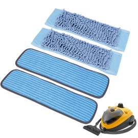 GreeSuit Microfiber Steam Mop Pads Compatible with Wagner Spraytech Steam Cleaner(905e, 915e, 925e), Washable & Reusable Microfiber Steam Mop Cloth