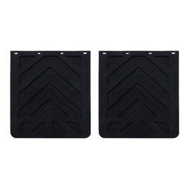 RILONH 24 x 30Inch Mud Flaps for Semi Trucks Black PVC Polymer Tractor Trailer Heavy Duty Rubber Mudflaps Oversized Splash Guard, 2PCS