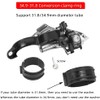 CYSKY Bicycle Front Derailleur 3 Compartments, Fits 31.8/34.9 mm Tube