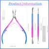 BQAN Cuticle Remover Set with Cuticle Cutter and Cuticle Pusher,