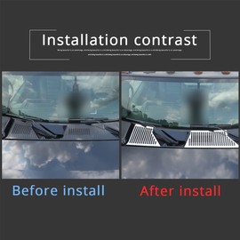 Car Air Flow Intake Cover Fit for 2003-2009 Hummer H2 Decorative Exterior Car Styling Cover,Auto Vent Air Flow Fender Decoration Sticker,Car Hood Scoop