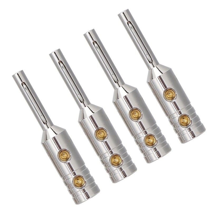 Monosaudio B80（R）Banana Plug Pure Copper Power Plug Connector for Professional