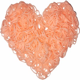 Yowamho 900 Rubber Bands Colour with 24 S-Clips and 1 Small Crochet Hook, Rubber Bands for Bracelets