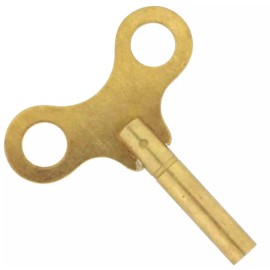 PAYLAK Clock Key Brass for Winding Wall  Mantle Sizes 3 4 5 6 7 8 9 10 11 12 13 14 15  - #5  3.5mm
