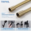 TRIPHIL Kink-free Silicone Extra Long Flexible Handheld Shower Head Hose