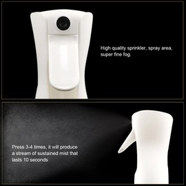 200ml Hair Spray Bottle Continuous Water Mist Spray Bottle Aerosol Fine Mist for Taming Hair in Morning, Hairstyling, Plants Watering, Pets, Cleaning