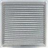 Amig - Square Aluminium Ventilation Grille with Mosquito Net |