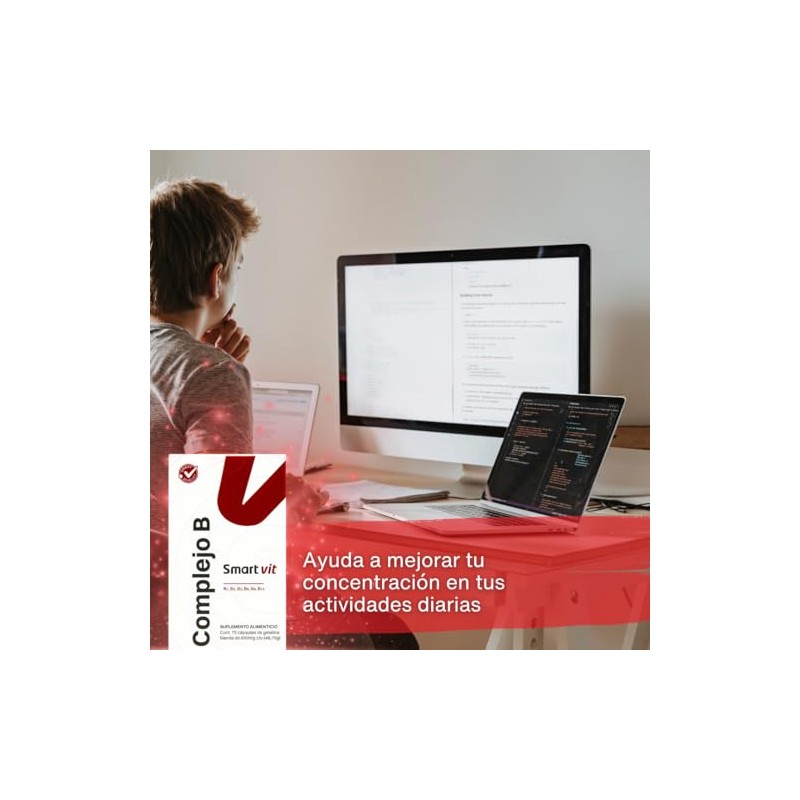 SMART VIT Paquete de 3 piezas Complejo B Smart Vit
