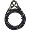 Security Plus 12024701 Cable Loop for Padlock Black