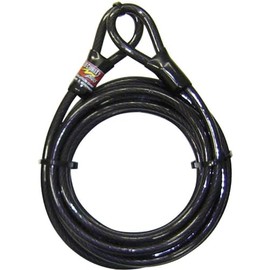 Security Plus 12024701 Cable Loop for Padlock Black