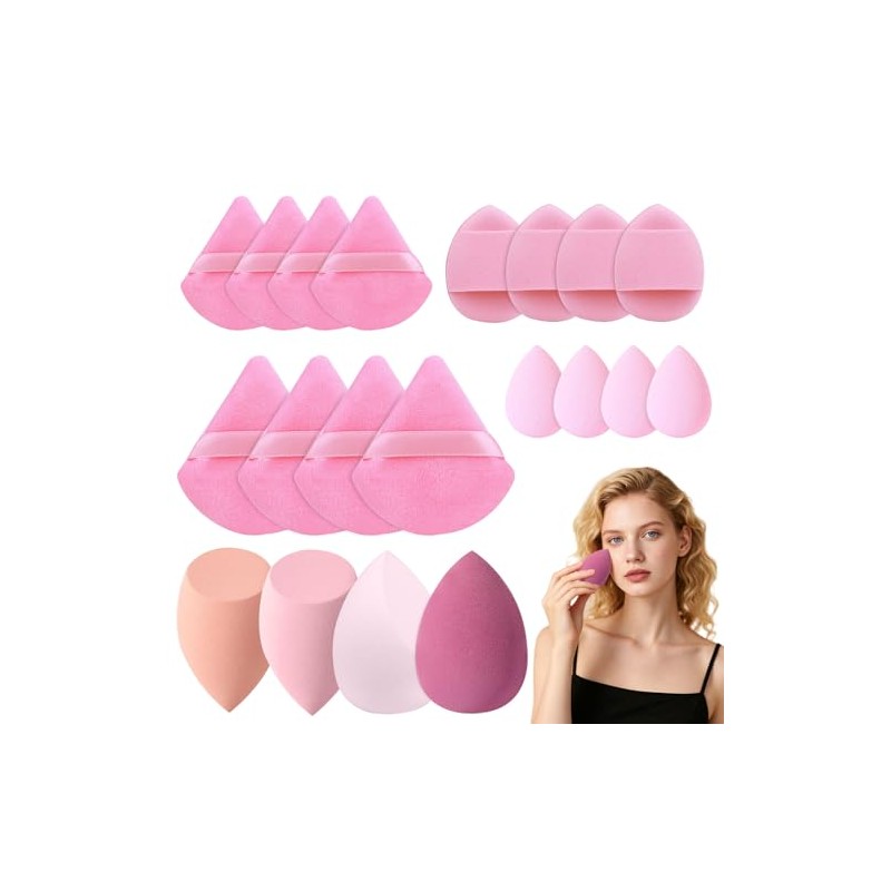 20 Piezas Set de Esponjas Maquillaje, Beauty Blenders
