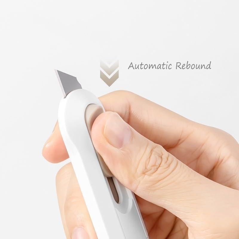 Retractable Box Cutting Knife, 1 Count/4 Counts Utility Knife for