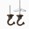 GDQLCNXB 2 Sets 55mm/2.17" Ceiling Metal Ceiling Hooks, Heavy Duty