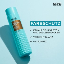 MONÉ Professional Keratin-based Shampoo for Coloured Hair - Extra Shine and Colour Intensity - Strengthens and Protect - for Colour-Treated and Dull Hair - 300 ml