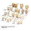 Deluxe Aretes 12 En 1 Joyería Para Mamá, Abuela, Novia,
