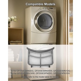 WE16X32537 Dryer Lint Filter Trap Screen Fit for General Electric Hotpoint, Dryer Lint Strainer Replace WE16X32537 WE16X29597 AP7205579, Dryer Lint Screen Replacement, Upgraded Clothes Dryer Filter