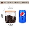 18 Oz/550 ML Glass Jar with Lid, Clear Thickened Version