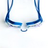 Zoggs Unisex Adult Racer Titanium Swimming Goggles, Blue/Light Blue/Mirrored Clear
