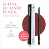 Beauty For Real D-Fine Lip Liner Pencil, Neutral Deep -