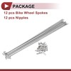 HEROFFIX 12 Set 14G Bicycle Spokes 179mm Bike Wheel Spokes