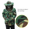 Beekeeping Clothes Jacket and Suit with Veil Hood, Front Zip,