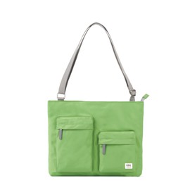 ROKA London Moorgate Laptop Shoulder Bag, kiwi