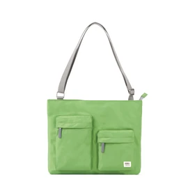 ROKA London Moorgate Laptop Shoulder Bag, kiwi