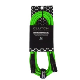 SF10XLR-GREEN Clutch 10' Green Sure-Fit XLR Female to XLR Male Microphone / Speaker Cable