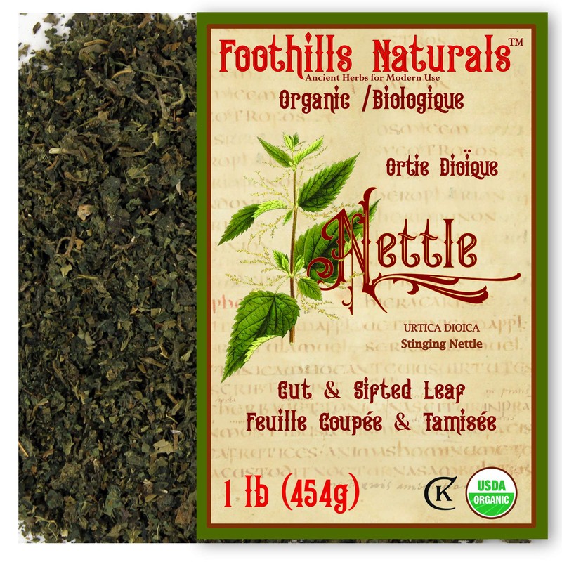 Foothills Naturals Nettle Leaf Tea Organic – Caffeine Free (454g